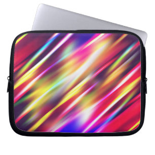 Capa Para Notebook Travesseiro decorativo de linhas abstrato colorida