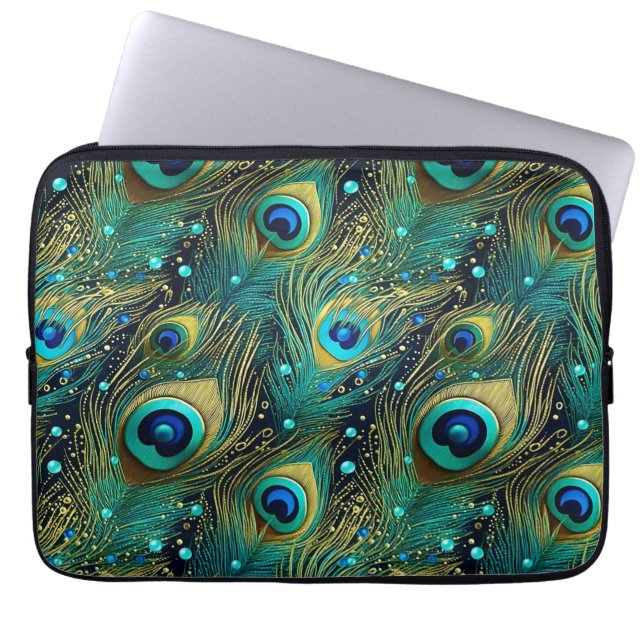 Capa Para Notebook Travesseiro Peacock Passion (Frente)