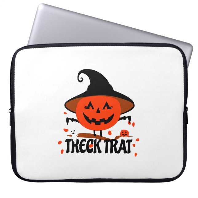 Capa Para Notebook Treck Trat Pumpkin sorrindo (Frente)
