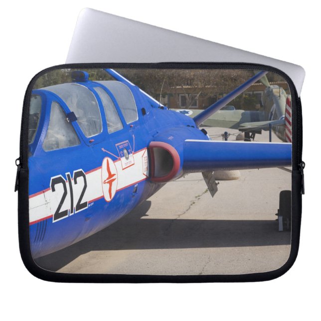 Capa Para Notebook Treinador francês Built Fouga Magister (Frente)