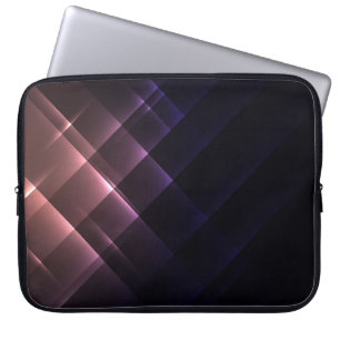 Capa Para Notebook Trendy Abstrato Shiny Neon Lights Bolsa de laptop