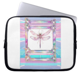 Capa Para Notebook Trendy Holographic Dragonfly Eletrônicos Bag