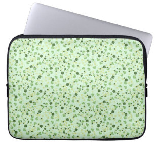 Capa Para Notebook Trevos de Quatro Folhas Verdes Dia de São Patrício