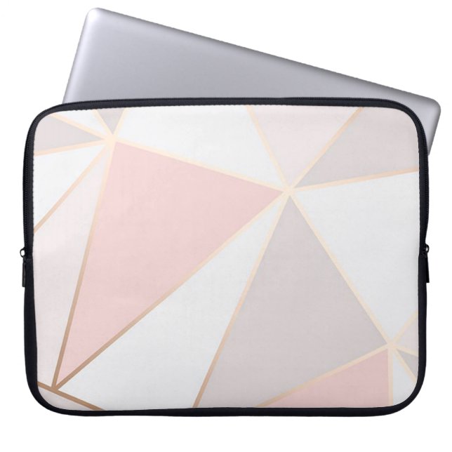 Capa Para Notebook Triângulos Geométricos Modernos (Frente)