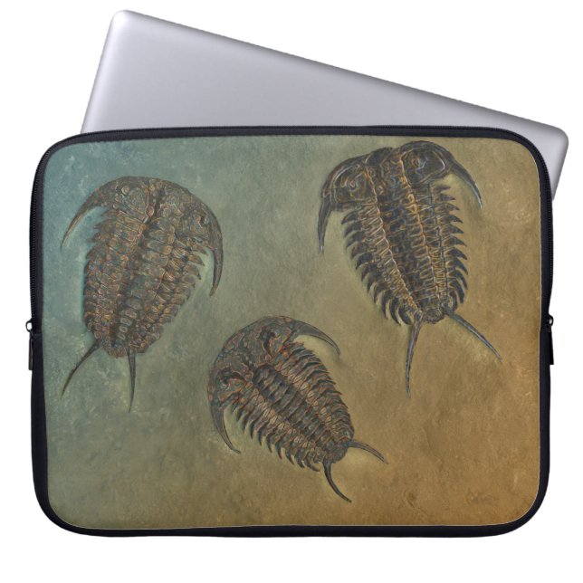 Capa Para Notebook Trilobita Fóssil Ceraurus "Paleo-chic" (Frente)