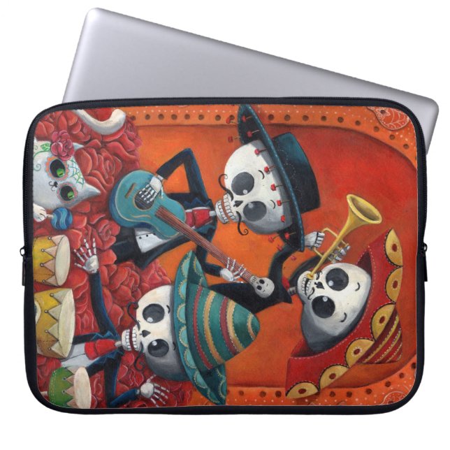 Capa Para Notebook Trio do Mariachi de Diâmetro de Los Muertos (Frente)