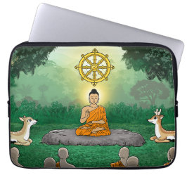 Capa Para Notebook Triple Gems: Buda, Dharma, Bolsa de laptop de Sang