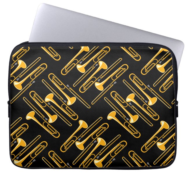 Capa Para Notebook Trombone Crosshatch (Frente)