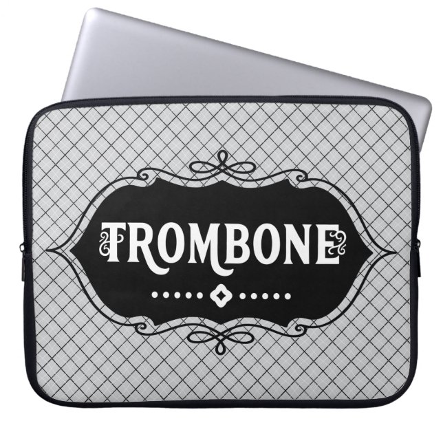 Capa Para Notebook Trombone Emblem (Frente)