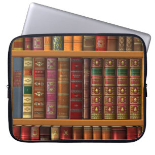 Capa Para Notebook Trompe - l ' oeil "biblioteca francesa".