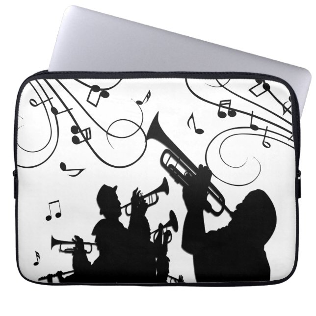 Capa Para Notebook Trompet Section Jazz Music (Frente)