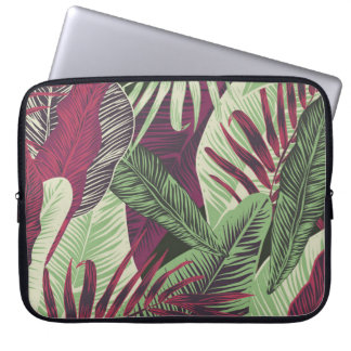 Capa Para Notebook Tropical Exótica: Trendente Verde sem costura