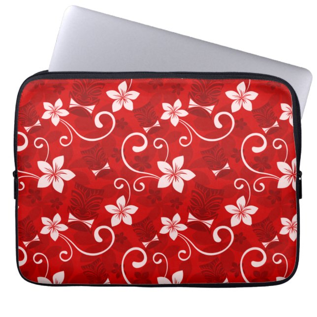 Capa Para Notebook Tropical Tiki Red (Frente)