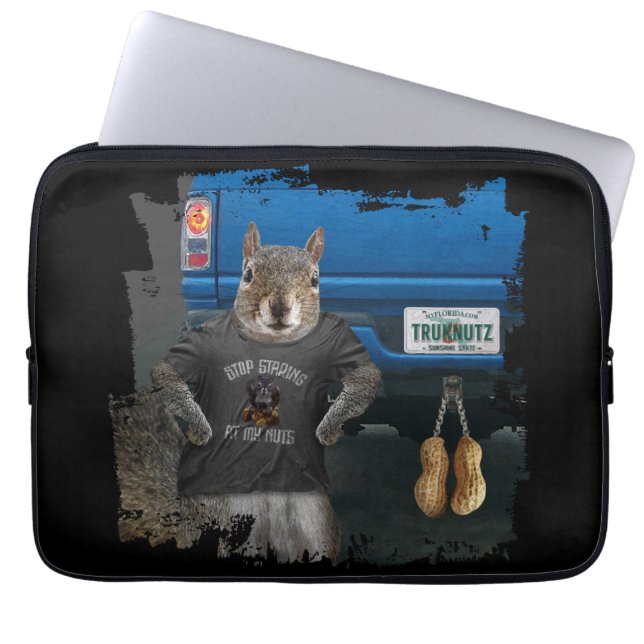 Capa Para Notebook Truk Nutz - loucos engraçados de caminhão de esqui (Frente)
