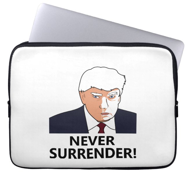 Capa Para Notebook Trump Nunca Devolva Mug Shot (Frente)