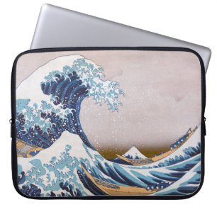 Capa Para Notebook Tsunami Grande Onda fora de Kanagawa Japão por Hok