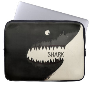 Capa Para Notebook Tubarão Preto