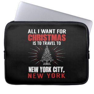 Capa Para Notebook Tudo O Que Quero É Viagem De Natal Para Nova Iorqu