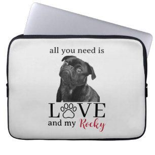 Capa Para Notebook Tudo o que Você Precisa é Amor e Meu Cachorro – No