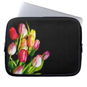 Capa Para Notebook Tulip Painting - Arte Flor Original