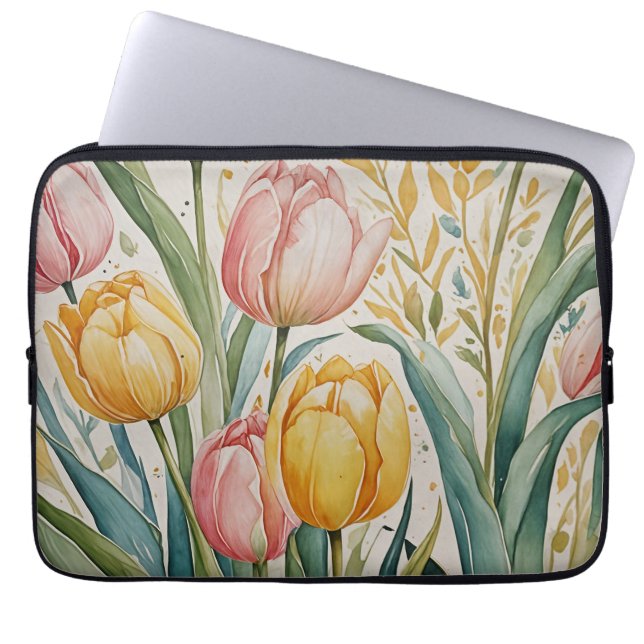 Capa Para Notebook Tulip Reverie (Frente)