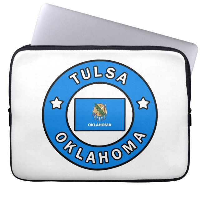Capa Para Notebook Tulsa Oklahoma (Frente)