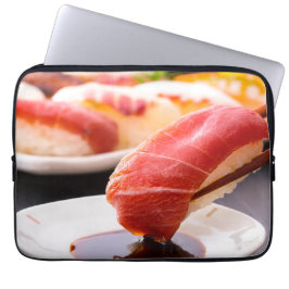 Capa Para Notebook Tuna Moment – Laptop Sleeve with Sushi Photo Art