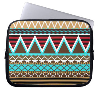 Capa Para Notebook Turquesa & a bolsa de laptop tribal moderna de