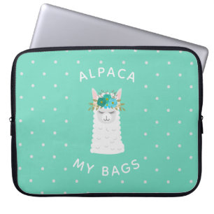 Capa Para Notebook Turquesa bonito e na moda da alpaca