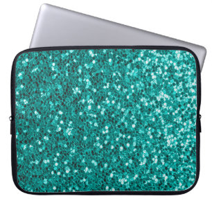 Capa Para Notebook Turquesas Sparkles: Bright Close Foundation