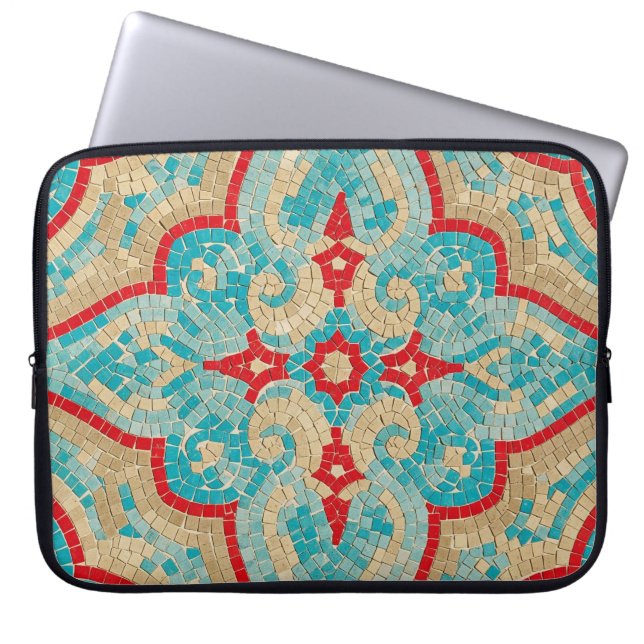 Capa Para Notebook turquoise red (Frente)