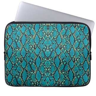 Capa Para Notebook Turquoise Snakeskin