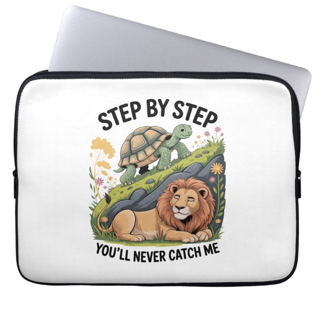 Capa Para Notebook Turtle Lion Funny (Frente)