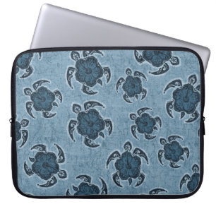Capa Para Notebook Uhane Honu Hibiscus Batik Hawaiian Turtle Wetcase