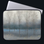 Capa Para Notebook Último dia de outono<br><div class="desc">Último dia de outono IV por Tim OToole. Imagem pacífica de árvores em um campo,  principalmente usando um esquema de cores neutro e azul.</div>