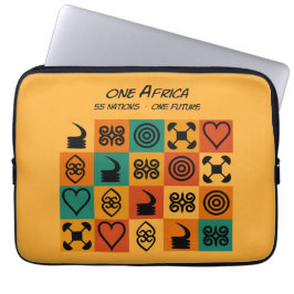 Capa Para Notebook Um África – Adinkra – Gana - 