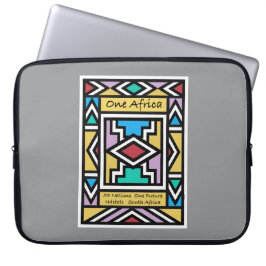 Capa Para Notebook Um África – Ndebele – África do Sul e Zimbábue - 