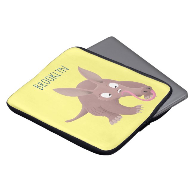 Capa Para Notebook Um desenho animado engraçado (Frente Topo)