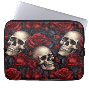 Capa Para Notebook Um design da série A Skull and Roses 10