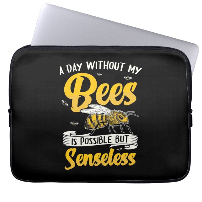 Capa Para Notebook Um Dia Sem Minhas Abelhas (Frente)