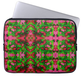 Capa Para Notebook Um estudo em rosa e verde