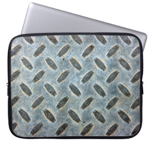 Capa Para Notebook Um fundo de textura de tecelagem metálica abstrato