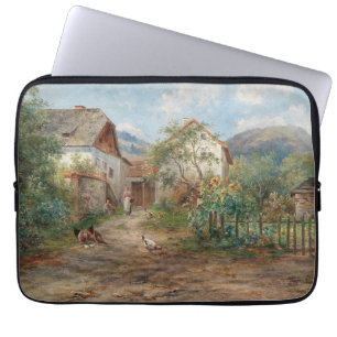 Capa Para Notebook Um Jardim Russo em Flor no Campo