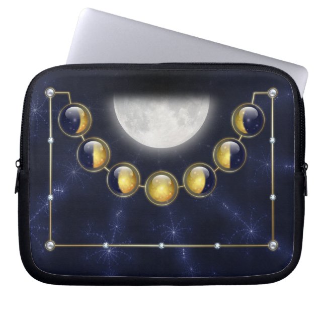 Capa Para Notebook Um mês na vida da Bolsa de laptop da Lua (Frente)