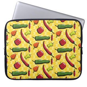 Capa Para Notebook Um Mundo de Bolsa de laptop de Pimentos Chili
