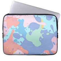 Um padrão confuso de manchas de tinta