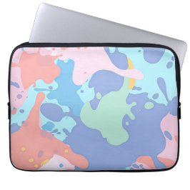 Capa Para Notebook Um padrão confuso de manchas de tinta