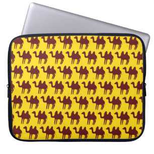Capa Para Notebook Um padrão perfeito com camelos.