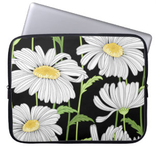 Capa Para Notebook Um padrão perfeito com flores de verão.