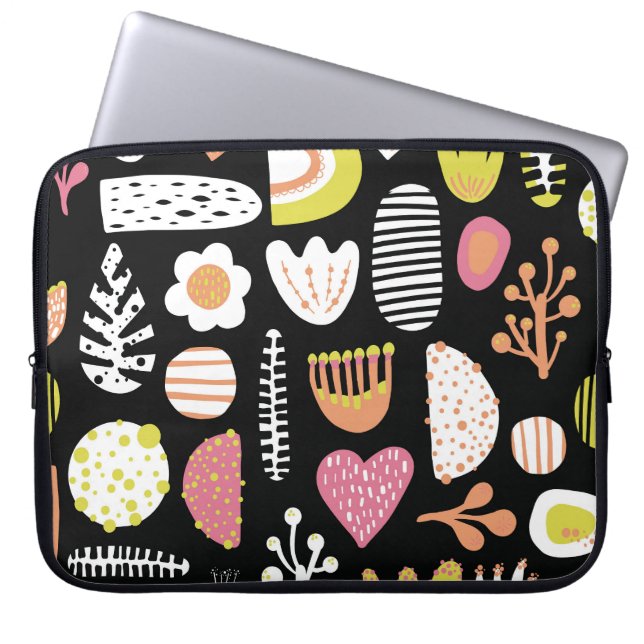 Capa Para Notebook Um padrão perfeito para as crianças abstrato. (Frente)